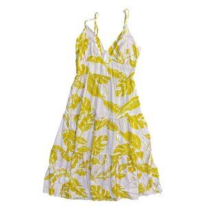 Wild Fable Sundress Midi Dress Pink Yellow Size XS Extra Small